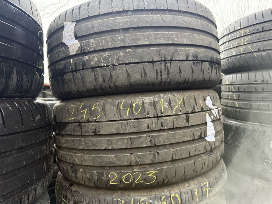 245/40/18” 2 buc  CONTINENTAL SportContact 7. dot 2023.vară.Impecabile