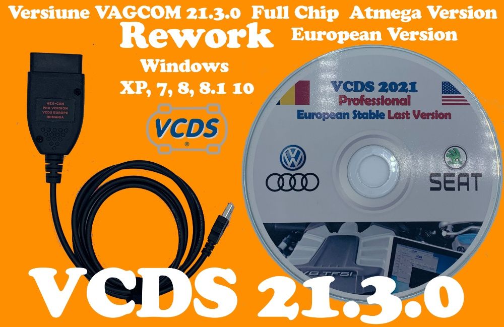 Tester Auto VCDS Romana - Engleza VAGCOM / Diagnoza Garantie 1 AN
