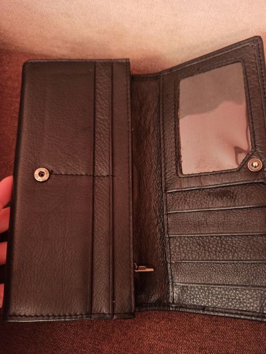 Дамско портмоне естествена кожа