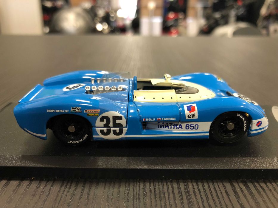 Колекционерски модел метална количка MATRA MS 660 Le Mans 1969 1:43НОВ