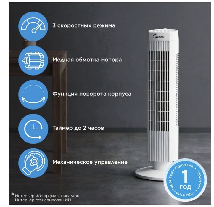 Вентилятор Midea