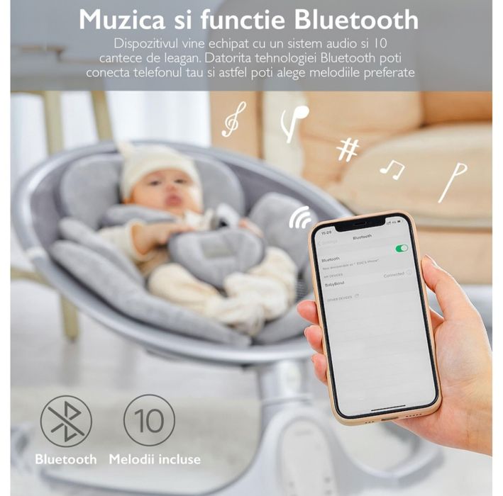 Leagan Electric Bebelusi KidProtect® Baby Bliss