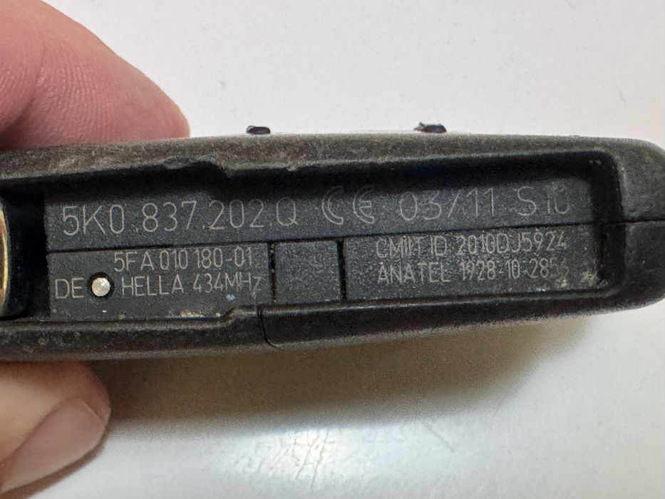 Оригинален ключ за VW  2009-2016. 433Mz