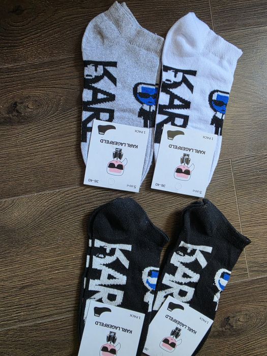 Set 4 perechi șosete Karl Lagerfeld originale, noi,