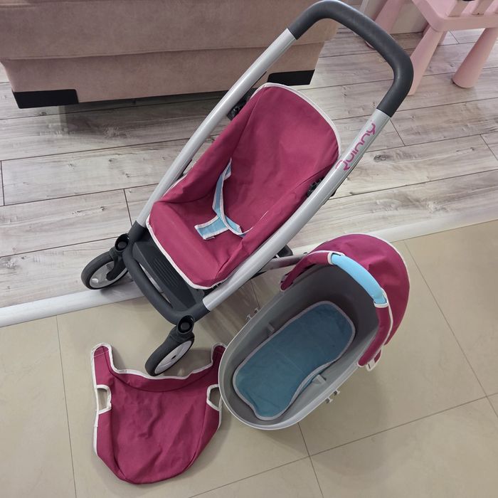 Smoby - Бебешка количка за кукли 3 в 1 Quinny Maxi Cosi