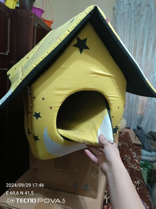 Продается домик для кошки в хорошем качестве и отличном состоянии