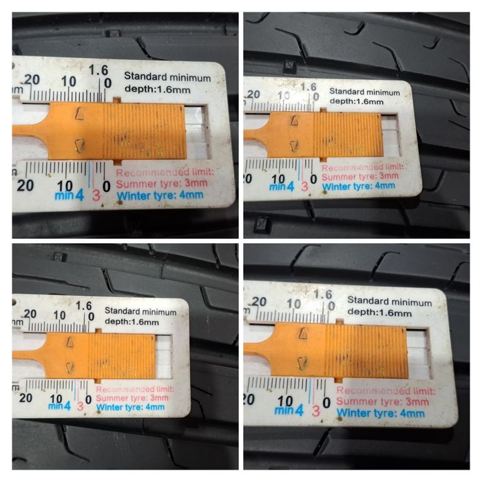 4бр. Почти Нови 215/60/16 Continental Eco Contact 6