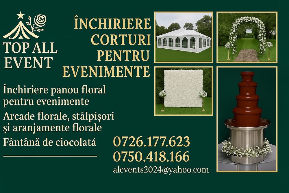 Inchiriez corturi pentru evenimente