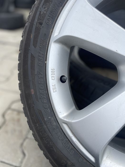Jante Vw Eos Scirocco Passat +anvelope 205 50 17