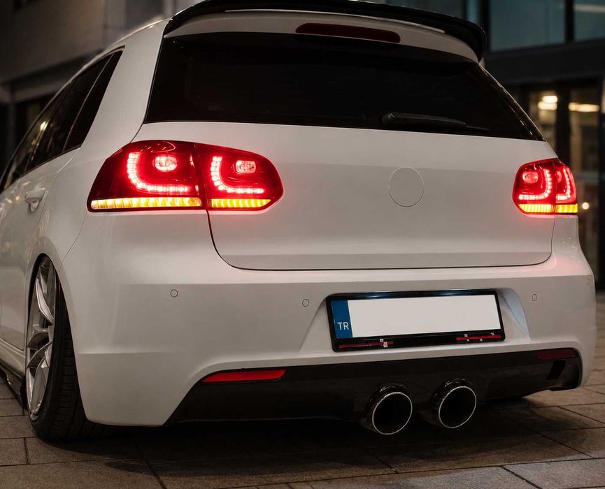 LED стопове GTI R20 за VW Golf 6 2008–2013 с динамични мигачи