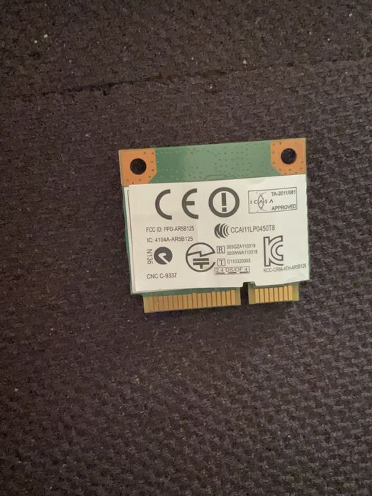 Placă Wi-Fi laptop Mini PCI-Express – WLAN, funcțională