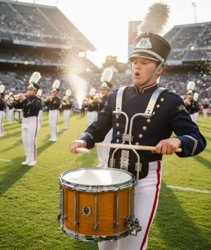 Маршевый малый барабан JINBAO - JBMP1412 (с креплением)