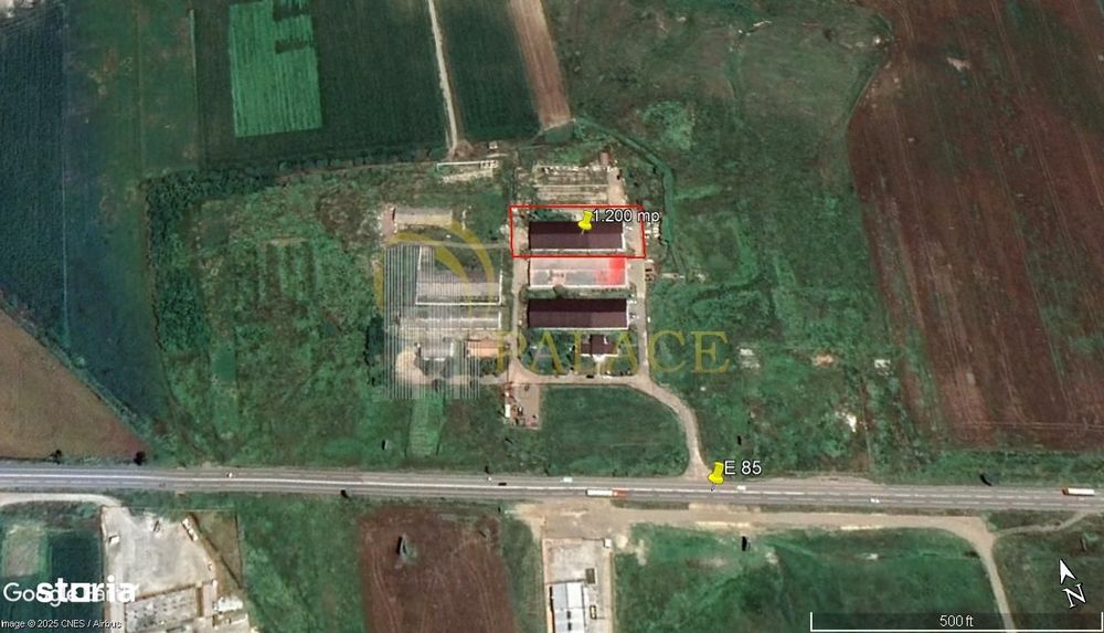 Hala industriala 1200 mp acces E85 Letcani