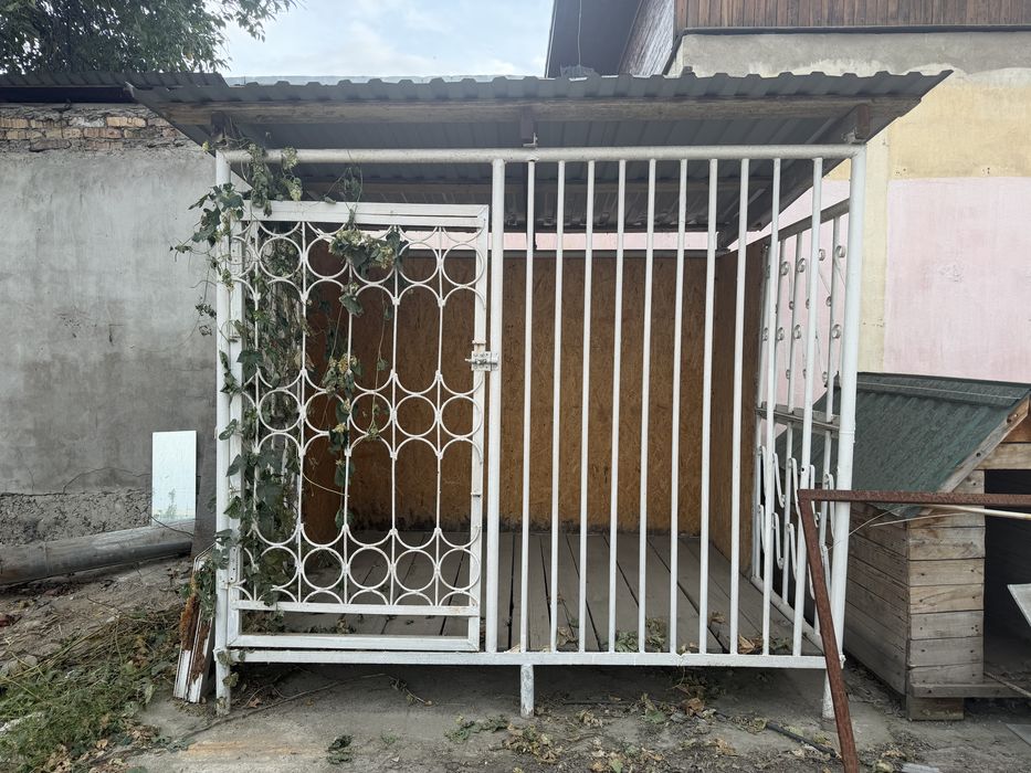 Срочно продам вольер и будку для собаки