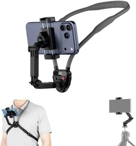 Нова Стойка за телефон камера за врат POV влог селфи с бързо освобождаване колан за гърди