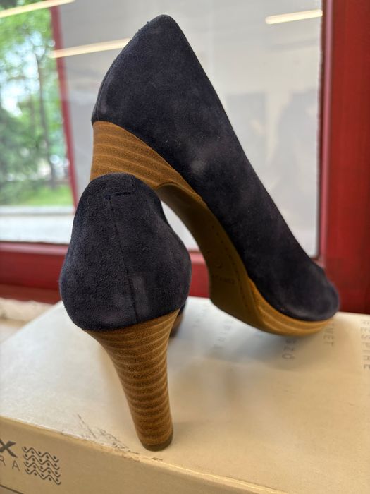 Замшевые туфли Geox