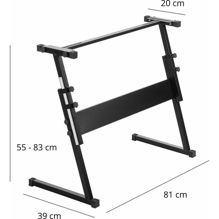 Stativ orga McGrey Z-Keyboardstander negru