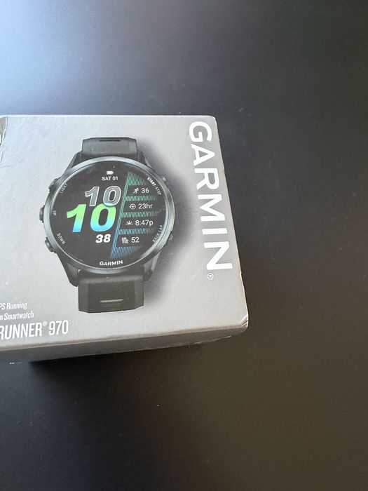 Ceas smartwatch Garmin Forerunner 970 Premium GPS Running  And Triathlon Smartwatch, sigilat !