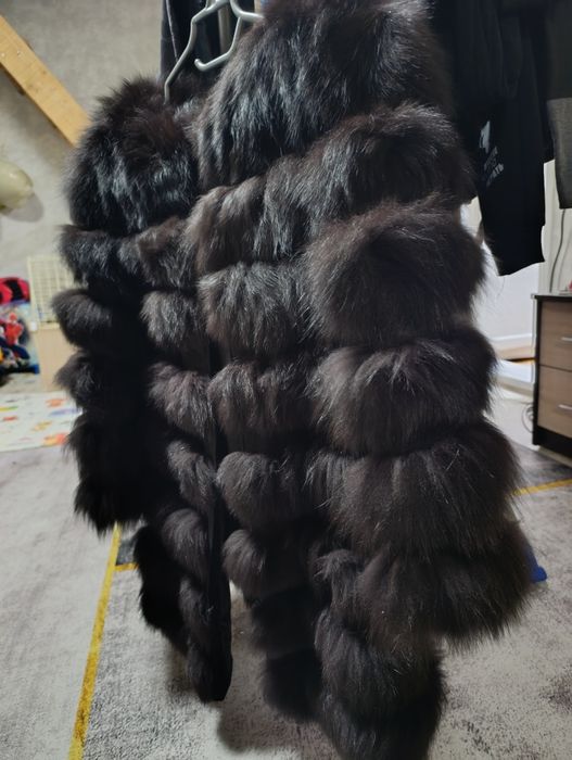 Шуба песец натуралка трансформер