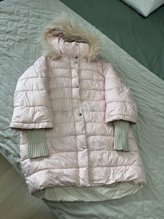 зимний пуховик оверсайз