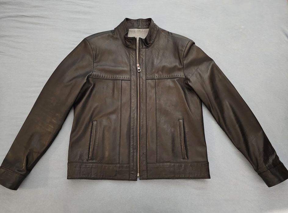 Мъжко яке от естествена кожа  размер XL