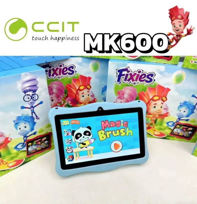 MK600• Детский планшет•bolalar plansheti•Фиксики•4/128gb