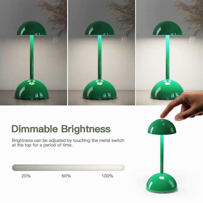 Lampa de masa/ birou wireless cu lumina dimabila si reglabila