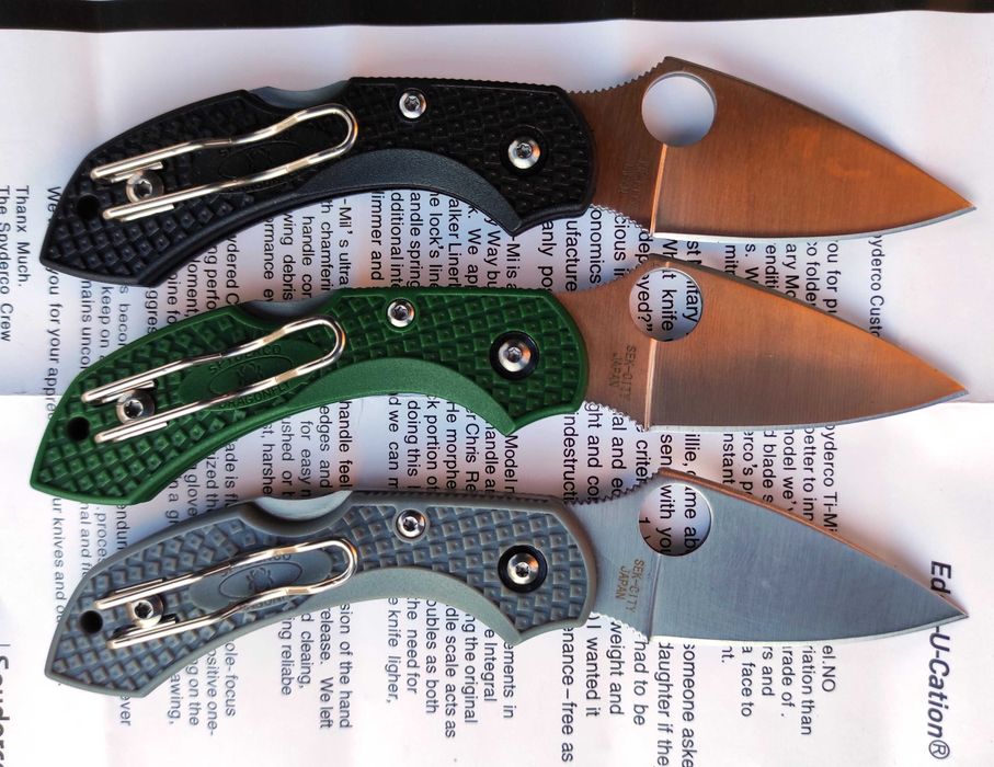 Сгъваем нож Spydercо Dragonfly 2 / Spiderco Roadie Slip Joint C189