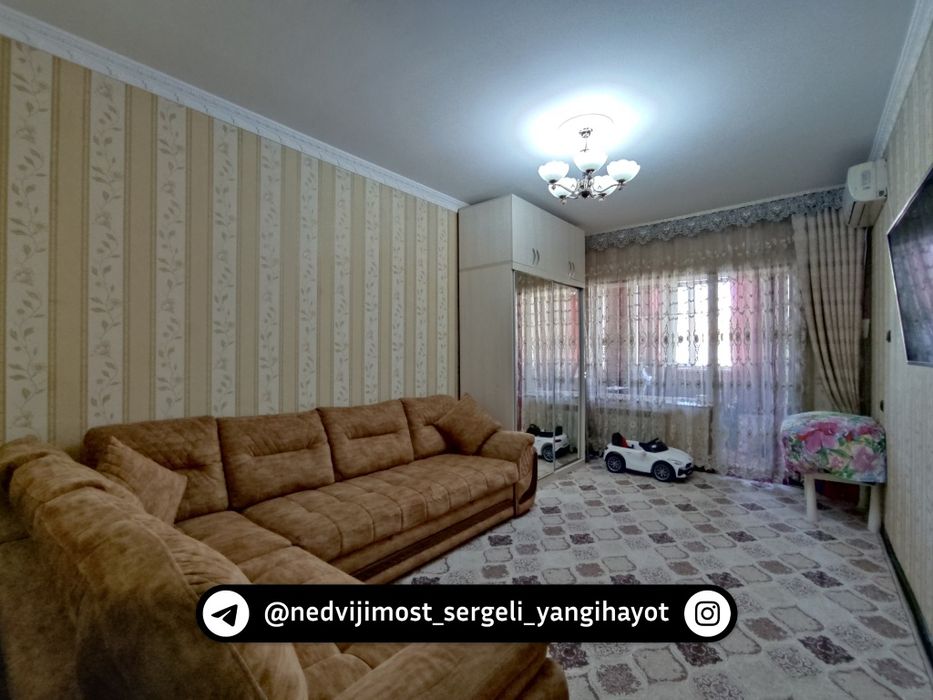Ипотека Сергели Дустлик1 2/5/5 чистая ухоженная квартира.
