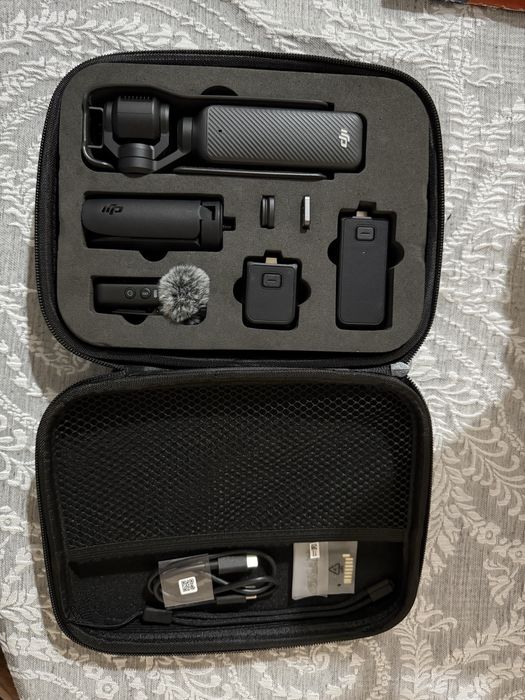 DJI Osmo Pocket 3 + DJI Mic 2 – комплект с аксесоари