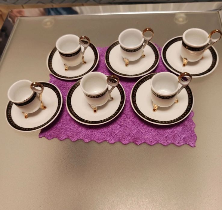 Set 6 cești cafea miniatură vintage