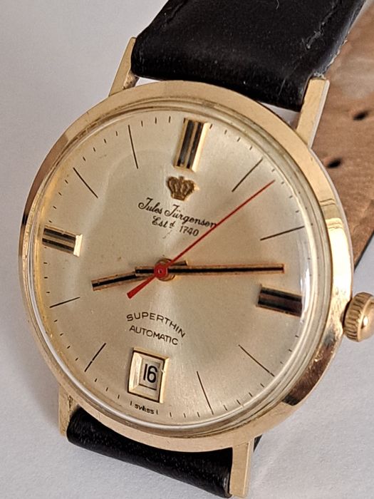 Ceas de Aur 14 K. Automatic Jules Jurgensen