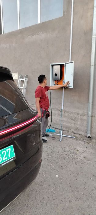 Установка зарядное устройство для Электромобилей.
7квт зарядка установ