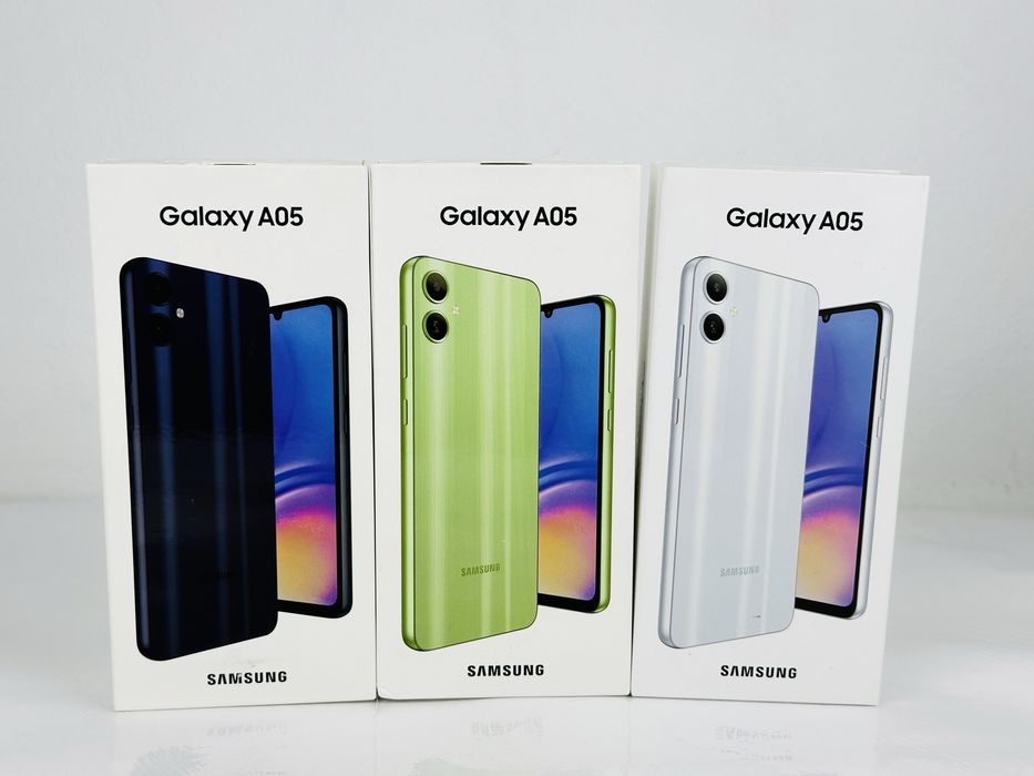 НОВ! Samsung A05 128GB 6RAM Black / Light Green 2г. Гаранция!