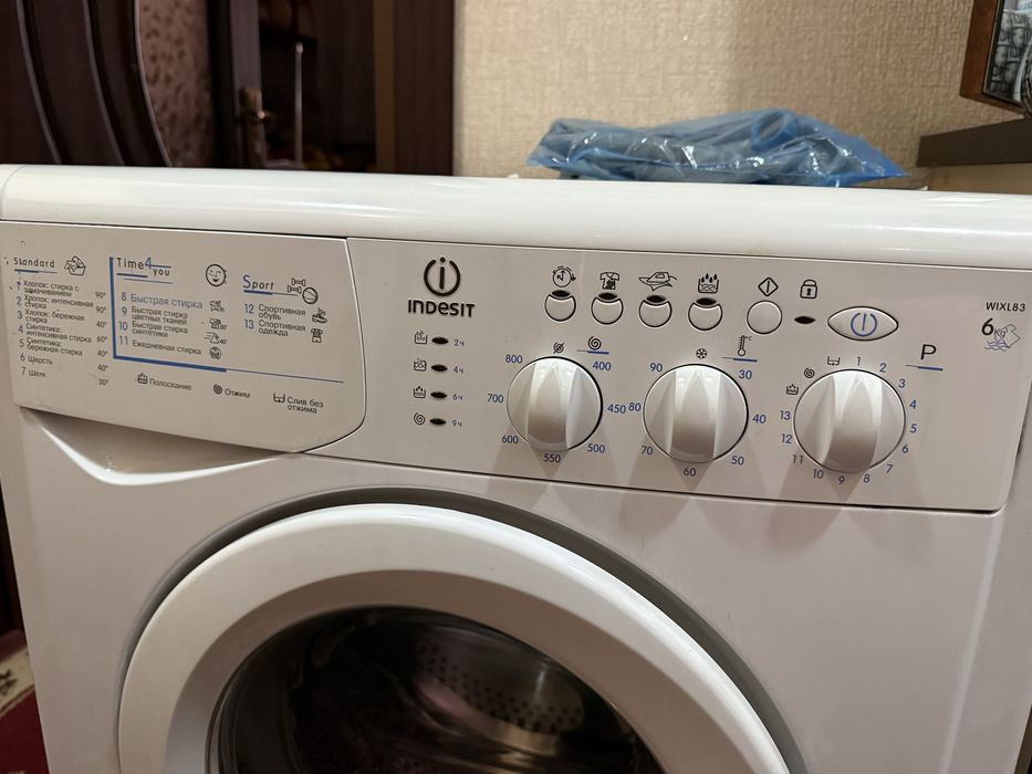 Стиральная машинка автомат indesit 6kg в отличном состоянии