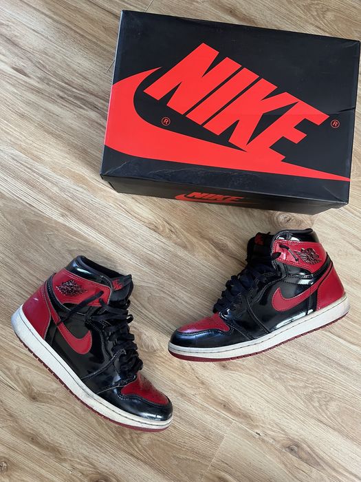 pantofi air jordan 1 bred patent ' Moda si frumusete ' OLX.ro