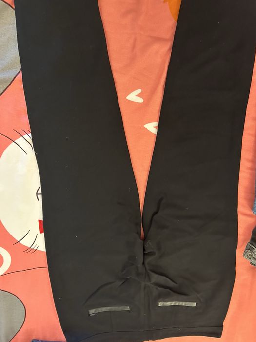 Jeans sportmax code si marella, pantaloni cu fata imitatie piele