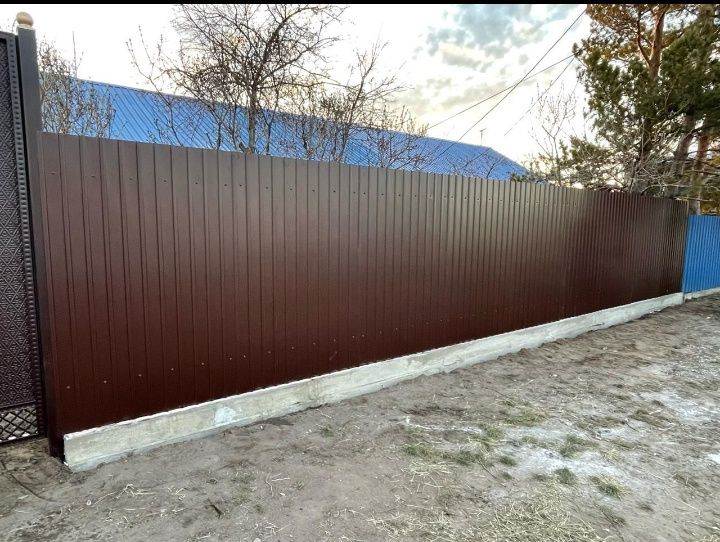 Заборы из профлиста