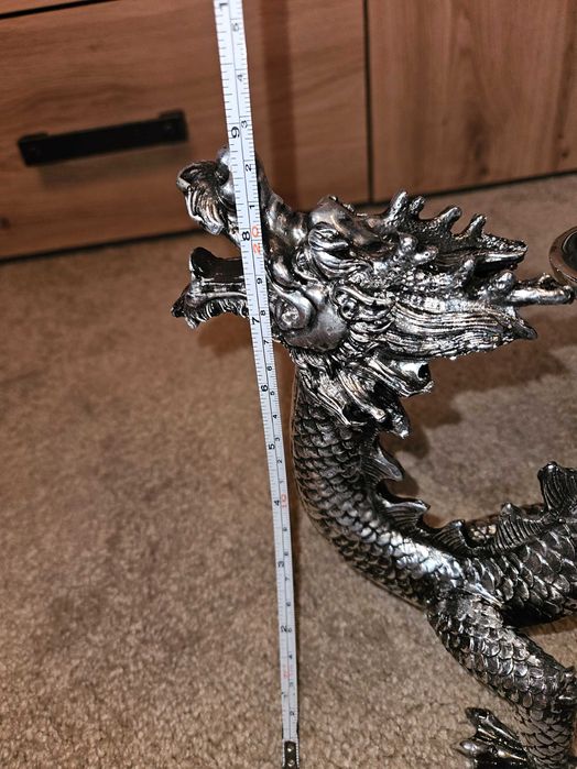 Сувенир свещник китайски дракон