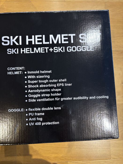 Casca ski cu ochelari copii cygnus