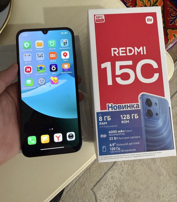 Redmi 15C 128/8 срочно идеал