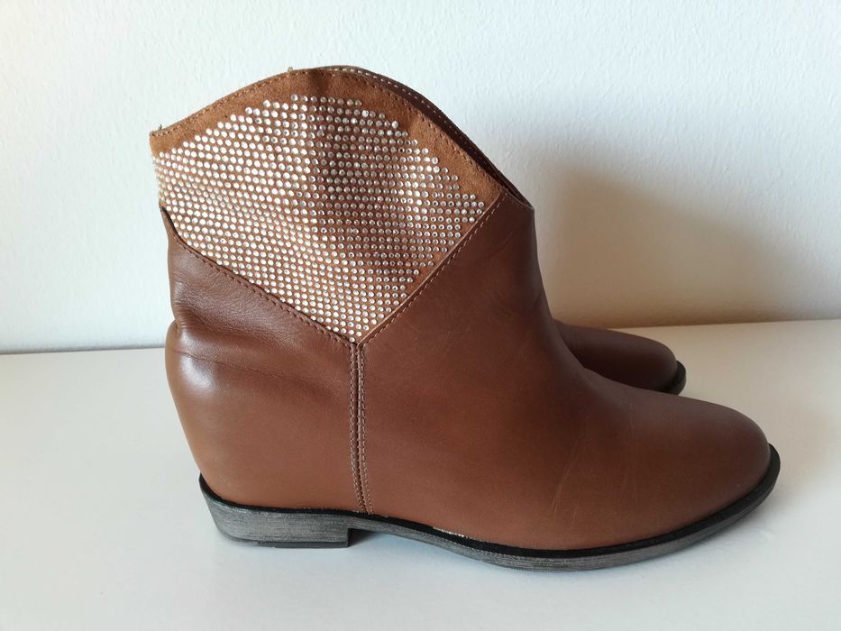 Кожени боти 37-ми номер, нови