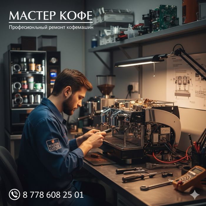 Ремонт кофемашины от компании Master coffee