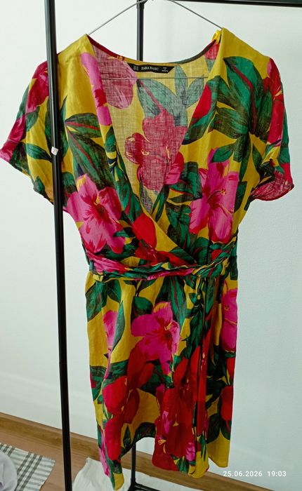 Rochiță din in Zara XS