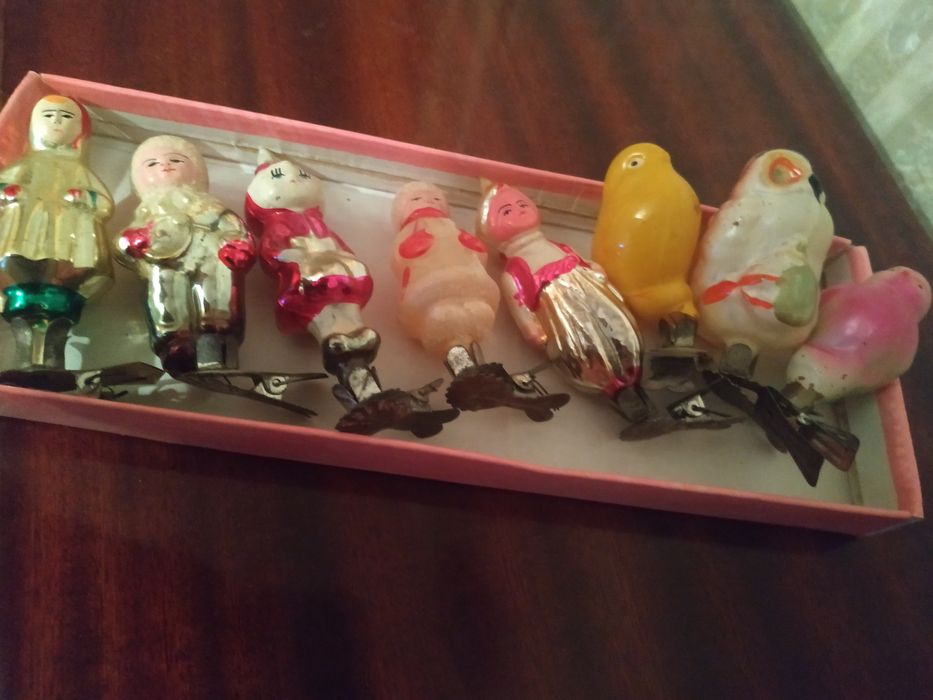 Ёлочные игрушки 50-х годов