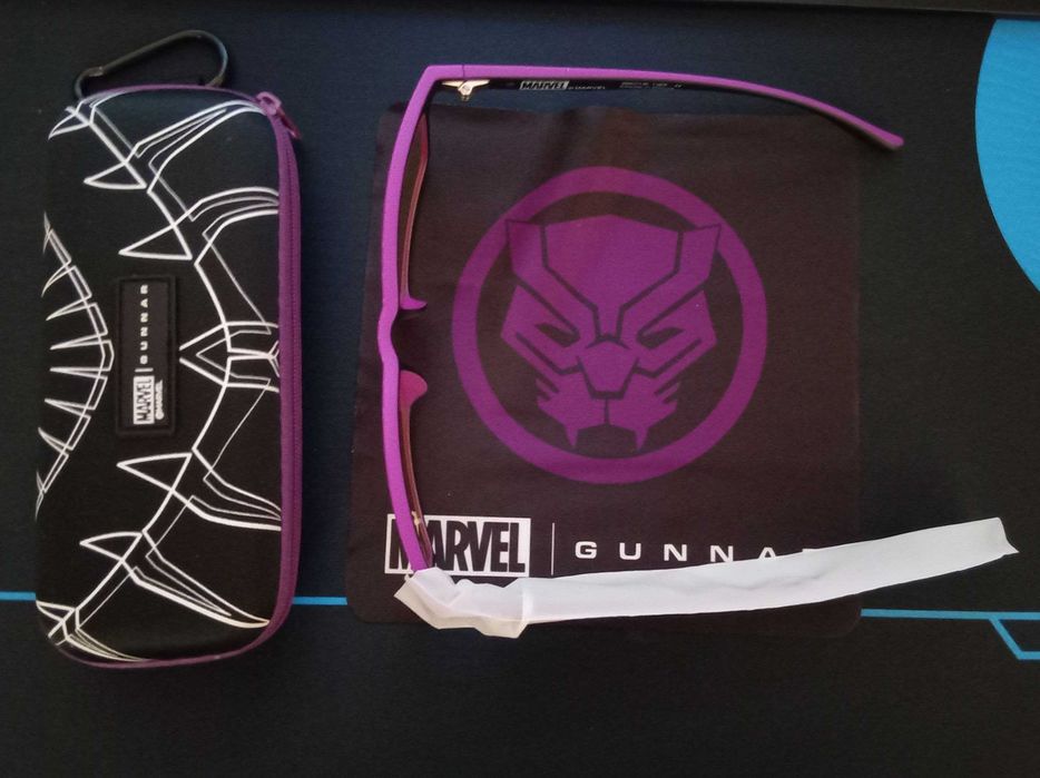 GUNNAR Marvel Cruz Black Panther Amber — очки 12+