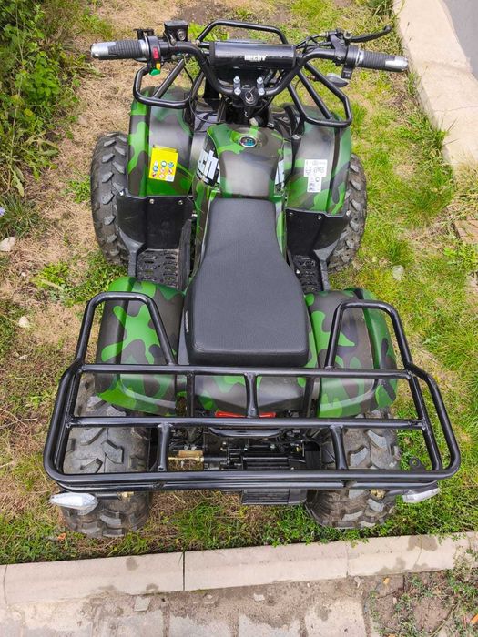 ATV electric HECHT 56150 Army aproape nou, garanție 2 ani + husă cadou