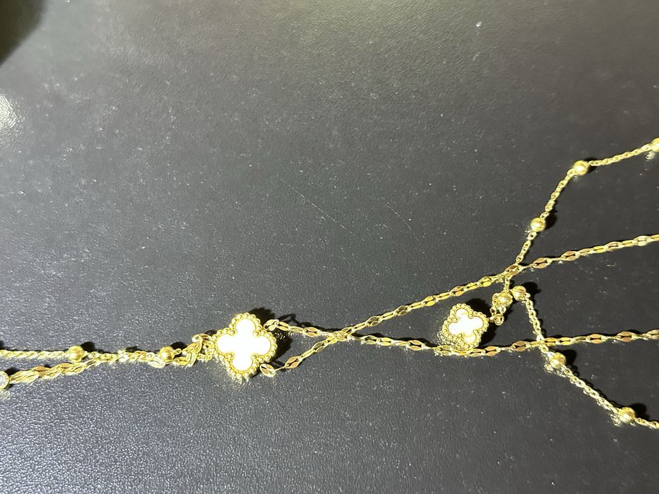 Ново Двулицево Дамско Колие Van Cleef & Arpels Alhambra с пълна опаковка