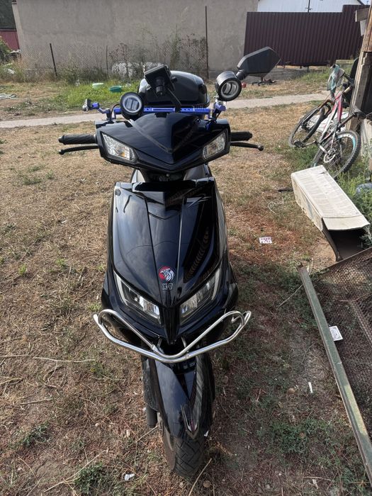 Мопед черный LIYA LY 49 QT