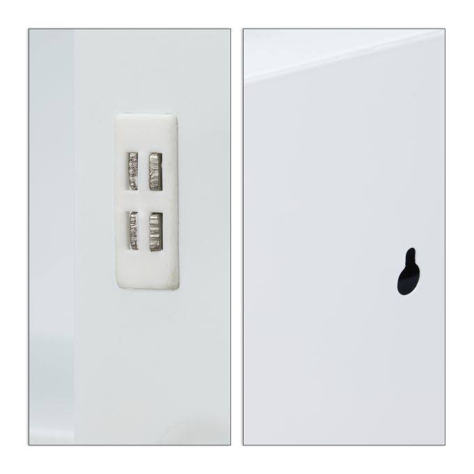 Шкаф за медицински материали от първа помощ с 11 отделения и ключалка